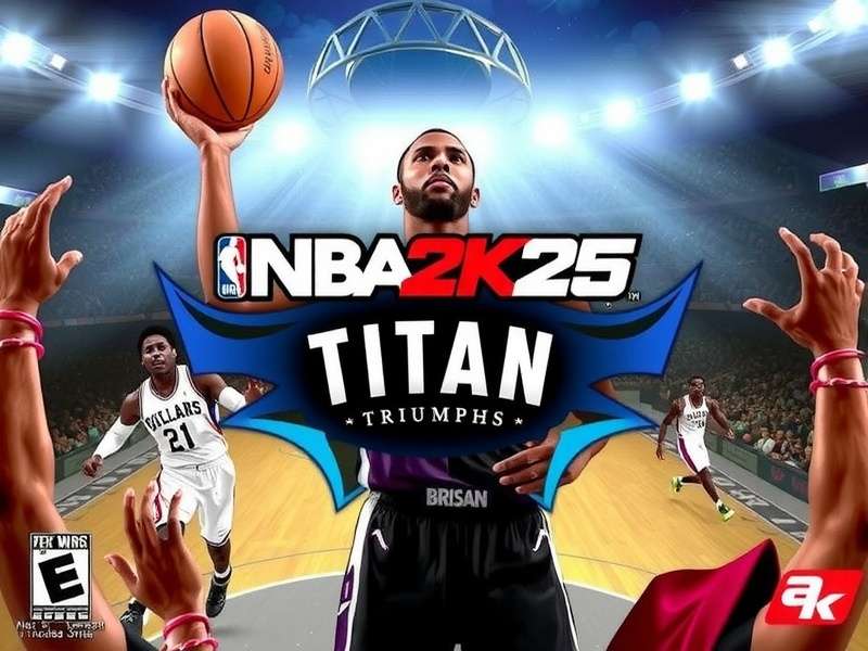 NBA 2K25 Titan Triumph Cover Art